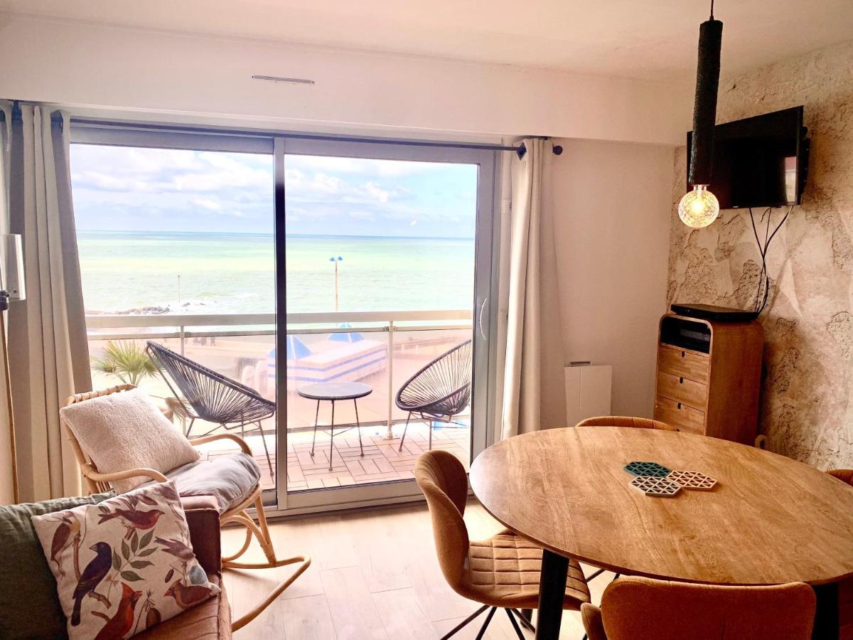 Le Wim'Heureux Plage Wimereux Bagian luar foto